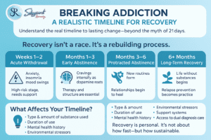 How long does it take to break an addiction
